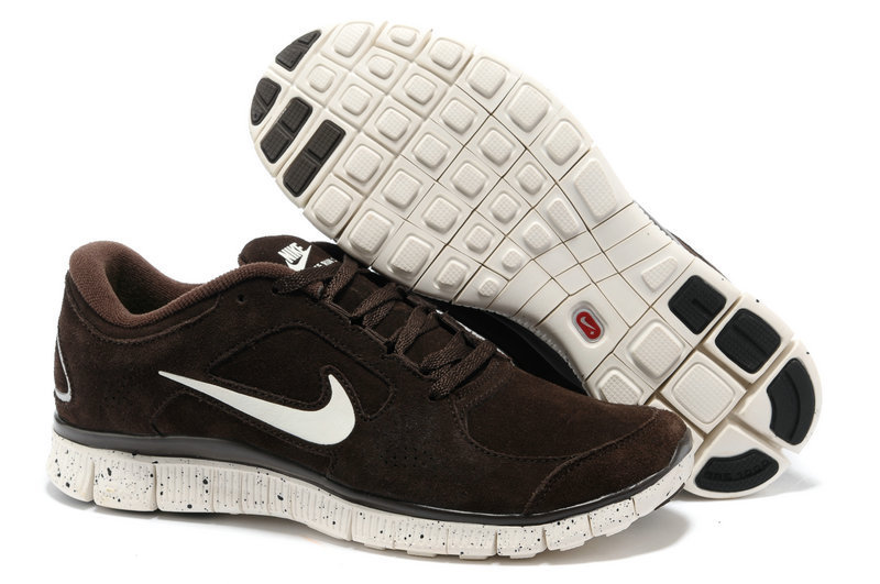Hot Nike Free3.0 Men Shoes Saddlebrown/White